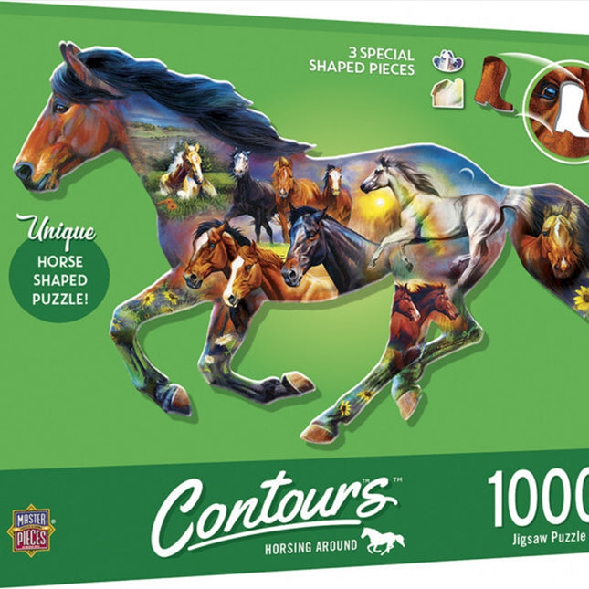 Contours Wild Hourse Shape