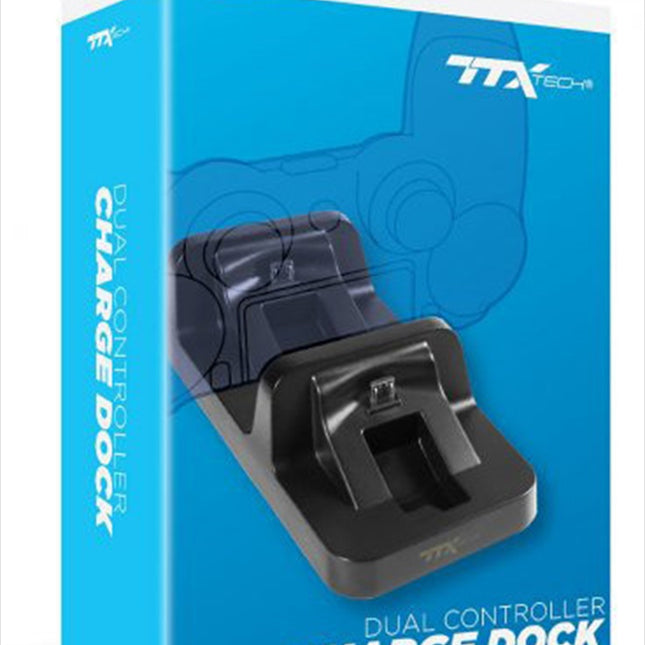 PS4 TTX Tech Dual Controller Dual Dock