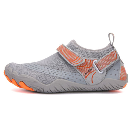 Kids Water Shoes Barefoot Quick Dry Aqua Sports Shoes Boys Girls - Grey Size Bigkid US4 = EU36