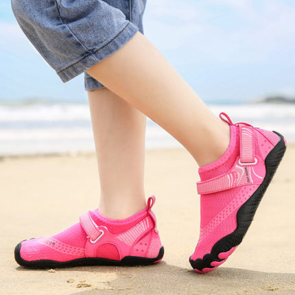 Kids Water Shoes Barefoot Quick Dry Aqua Sports Shoes Boys Girls - Pink Size Bigkid US2=EU32