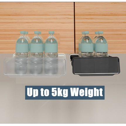 Under Desk Drawer Slide-out Large Office Organizers and Storage Drawers - Small Black