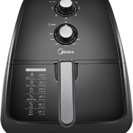 Midea 4L 1500W Multi-functional Air Fryer - Black