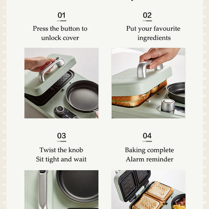 BEAR Multifunctional Breakfast Machine