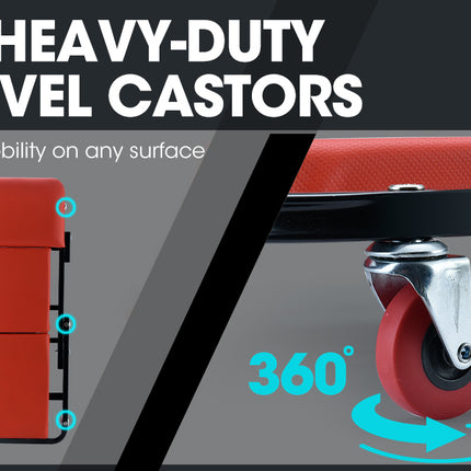 BULLET Folding Creeper Mechanics Stool Seat Trolley Garage Mechanic Workshop