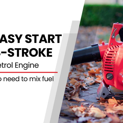 Baumr-AG Petrol Leaf Blower Vacuum 4 Stroke - Vac Garden Commercial Hand Outdoor