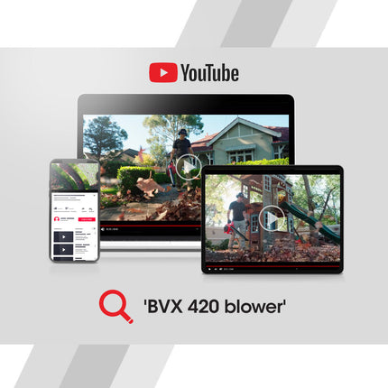 Baumr-AG Petrol Leaf Blower Vacuum 4 Stroke - Vac Garden Commercial Hand Outdoor