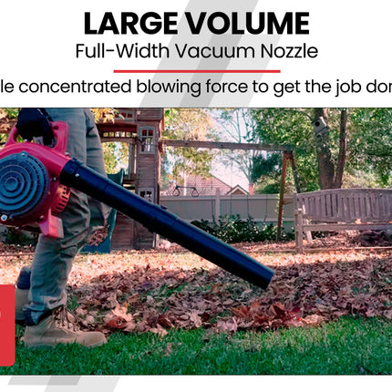 Baumr-AG Petrol Leaf Blower Vacuum 4 Stroke - Vac Garden Commercial Hand Outdoor