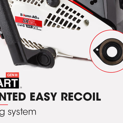 Baumr-AG 25CC Petrol Chainsaw Arborist 10 Bar Tree Pruning Garden Chain Saw