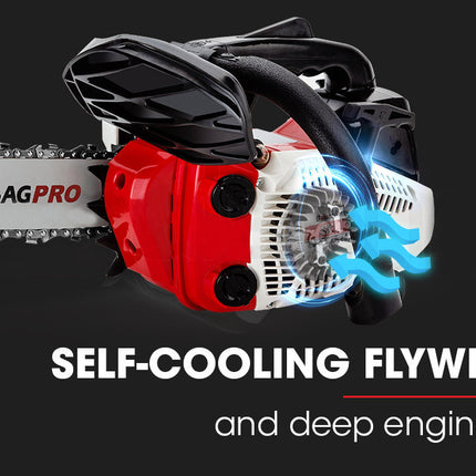 Baumr-AG 25CC Petrol Chainsaw Arborist 10 Bar Tree Pruning Garden Chain Saw