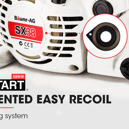 Baumr-AG 38CC Petrol Commercial Chainsaw 16 Bar E-Start 3.2 HP Chain Saw