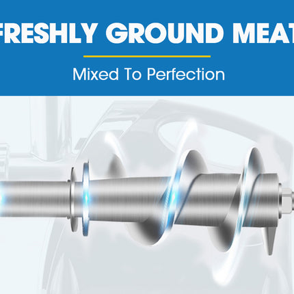 EuroChef 2800W Electric Meat Grinder Mincer Sausage Filler Kibbe Maker