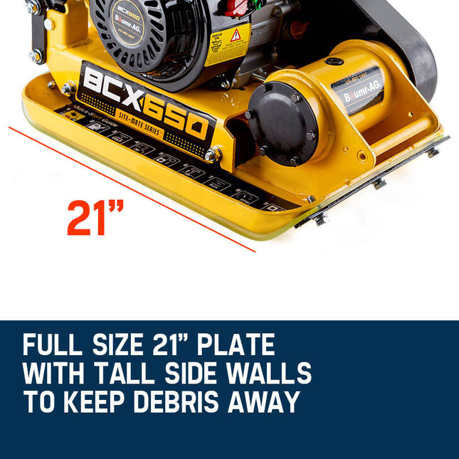 Baumr-AG 62kg 6.5HP Plate Compactor- BCX650