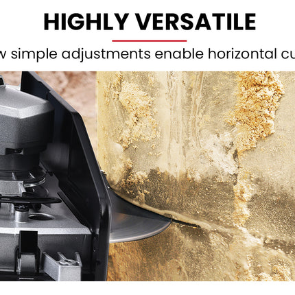 BAUMR-AG 2400W Electric Concrete Saw 355mm Demolition Cutter Wet Dry Demo Tool Circular Cutting