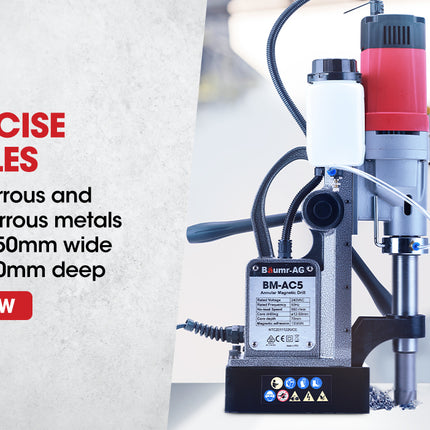 Baumr-AG Annular Cutter Magentic Core Hole Drill Press Metal Machine Drilling