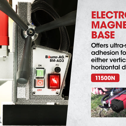 Baumr-AG Annular Cutter Magnetic Core Hole Drill Press Machine Metal Drilling