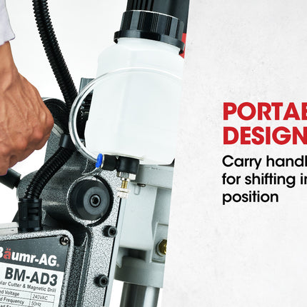 Baumr-AG Annular Cutter Magnetic Core Hole Drill Press Machine Metal Drilling