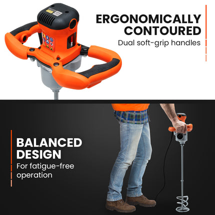 UNIMAC Power Paddle Stirrer Mixer, for Plaster Cement Render Paint Tile Adhesive