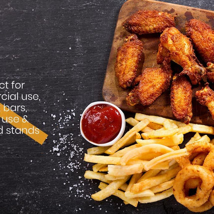 EuroChef Commercial Electric Deep Fryer Frying Basket Chip Cooker Fry Scoop