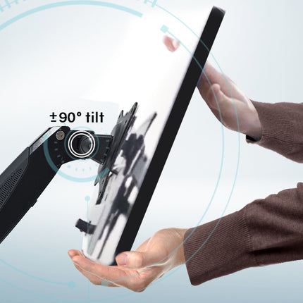 FORTIA Triple Monitor Stand Arm Computer Display Mount Adjustable Vesa Bracket 3 Screen