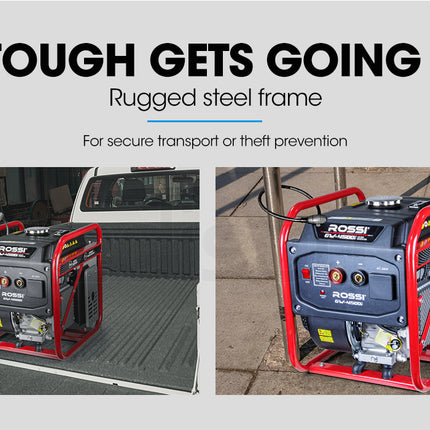 ROSSI 7HP Welder Generator Portable 208CC 4-Stroke Engine-Driven Inverter Stick Weld Welding Machine