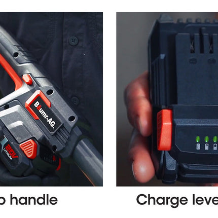 Baumr-AG 20V Lithium-Ion Pole Chainsaw Tool Cordless Battery Electric Saw Pruner