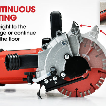 BAUMR-AG Wall Chaser Machine Concrete Chasing Tool Electric Saw Brick Grinder