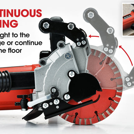 BAUMR-AG Wall Chaser Machine Concrete Chasing Tool Brick Grinder Electric Saw