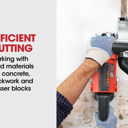 BAUMR-AG Wall Chaser Machine Concrete Chasing Tool Electric Brick Grinder Saw