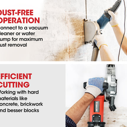 BAUMR-AG Wall Chaser and Vacuum Combo Concrete Chasing Machine Dust Collector