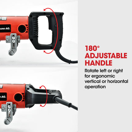 BAUMR-AG Wall Chaser and Vacuum Combo Dust Collector Concrete Chasing Machine