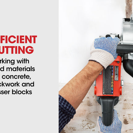 BAUMR-AG Wall Chaser and Vacuum Combo Dust Collector Concrete Chasing Machine