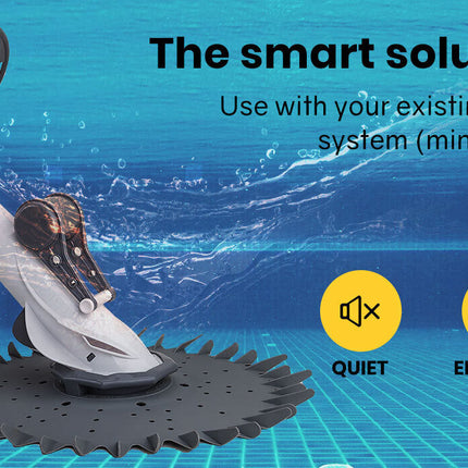 Aurelaqua Swimming Pool Cleaner Floor Climb Wall Automatic Vacuum Hose 10M