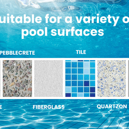 Aurelaqua Swimming Pool Cleaner Floor Climb Wall Automatic Vacuum Hose 10M