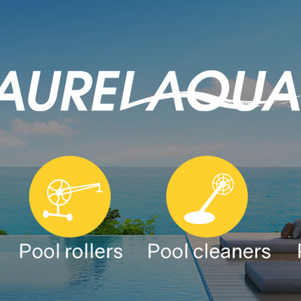 AURELAQUA Pool Cover 500 Micron 7x4m Solar Blanket Swimming Thermal Blue