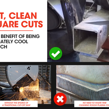 BAUMR-AG Portable Band Saw Cold Cut Metal Cut Off Bandsaw Steel Hand Drop Slicer Cutter Chop