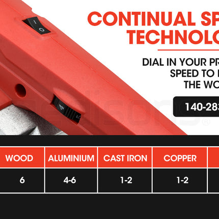 BAUMR-AG Portable Band Saw Cold Cut Metal Cut Off Bandsaw Steel Hand Drop Slicer Cutter Chop