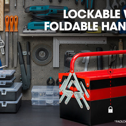 BULLET 118pc Tool Kit Box Set Metal Spanner Household Organizer Toolbox Socket