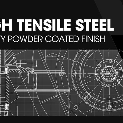 BULLET Tool Chest Cabinet Box Trolley Rolling Wheels Drawer Storage Steel Red