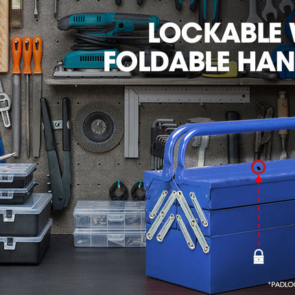 BULLET 118pc Tool Kit Box Set Metal Spanner Organizer Socket Household Toolbox