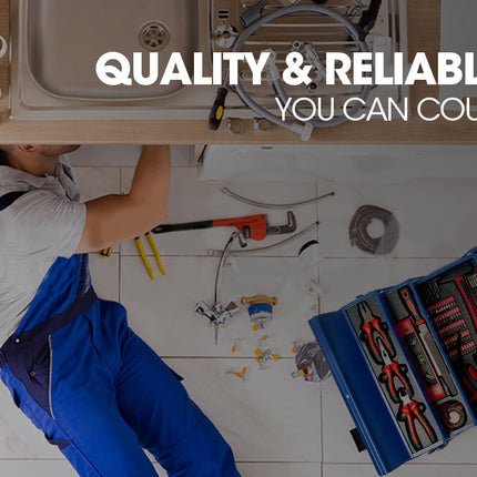 BULLET 118pc Tool Kit Box Set Metal Spanner Organizer Socket Household Toolbox