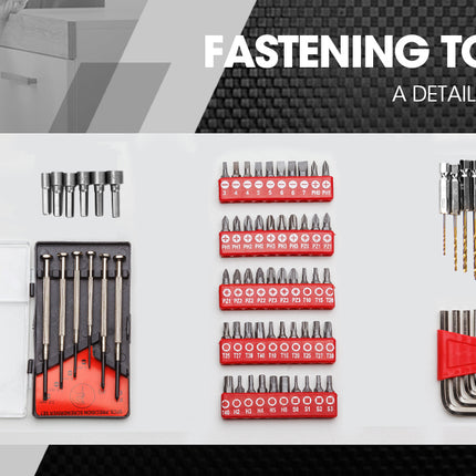 BULLET 118pc Tool Kit Box Set Metal Spanner Organizer Household Socket Toolbox