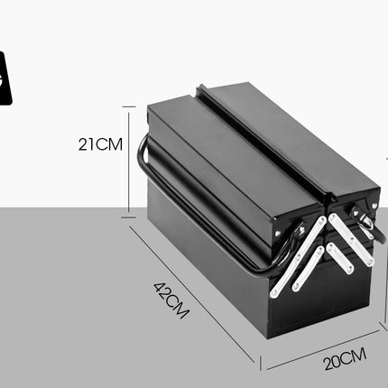 BULLET 118pc Tool Kit Box Set Metal Spanner Organizer Household Socket Toolbox