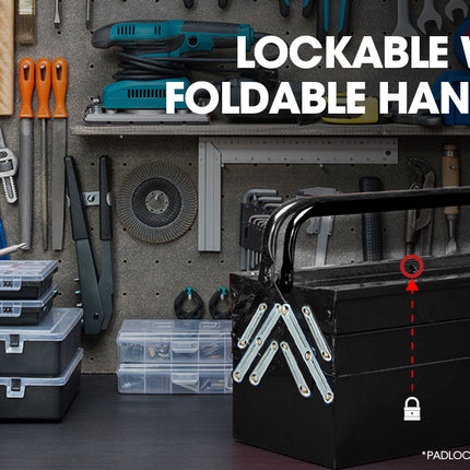 BULLET 118pc Tool Kit Box Set Metal Spanner Organizer Household Socket Toolbox