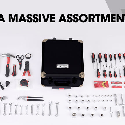 BULLET 925PC Tool Box On Wheels Kit Trolley Mobile Handle Toolbox Set Storage