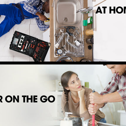 BULLET 925PC Tool Box On Wheels Kit Trolley Mobile Handle Toolbox Set Storage