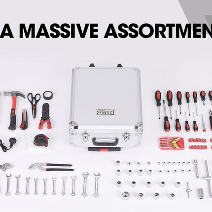 BULLET 925PC Tool Box On Wheels Kit Trolley Mobile Handle Toolbox Storage Set