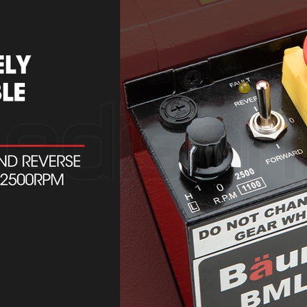 BAUMR-AG Mini Metal Lathe Small Hobby Micro Variable Speed Machine DIY Benchtop