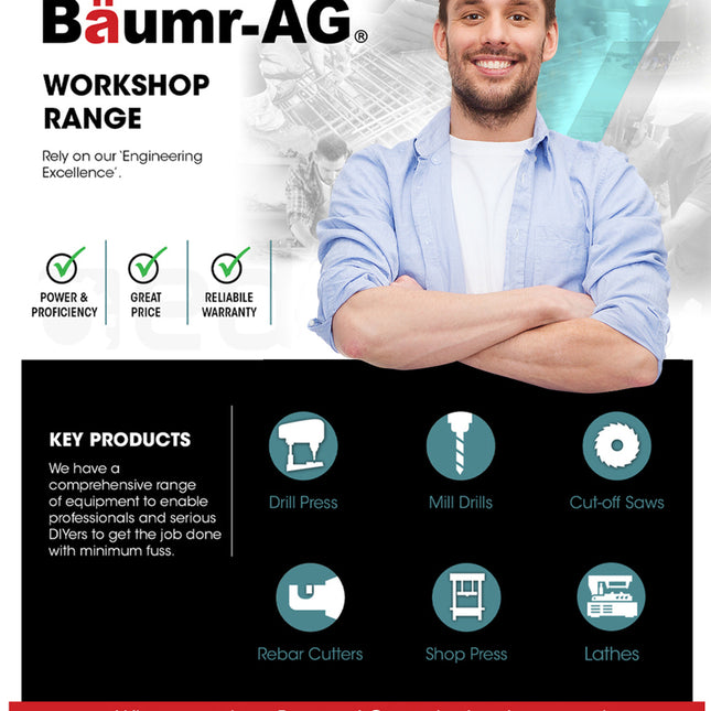 BAUMR-AG Mini Metal Lathe Small Hobby Micro Variable Speed Machine Benchtop DIY