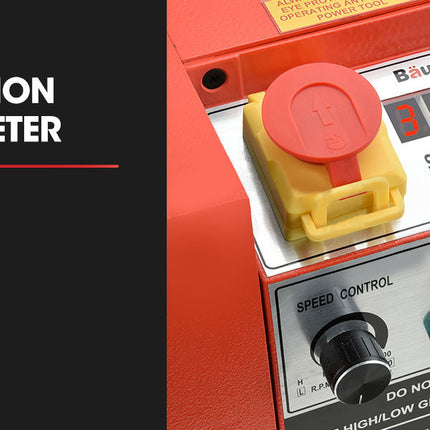 BAUMR-AG 600W 7"x14" Variable-Speed Mini Metal Lathe with LCD Screen