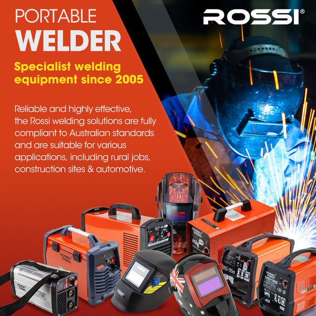 ROSSI 140 Amp 3in1 Multi-process Plasma Cutter GTAW Stick Gas Tungsten Arc Portable Inverter TIG Welder